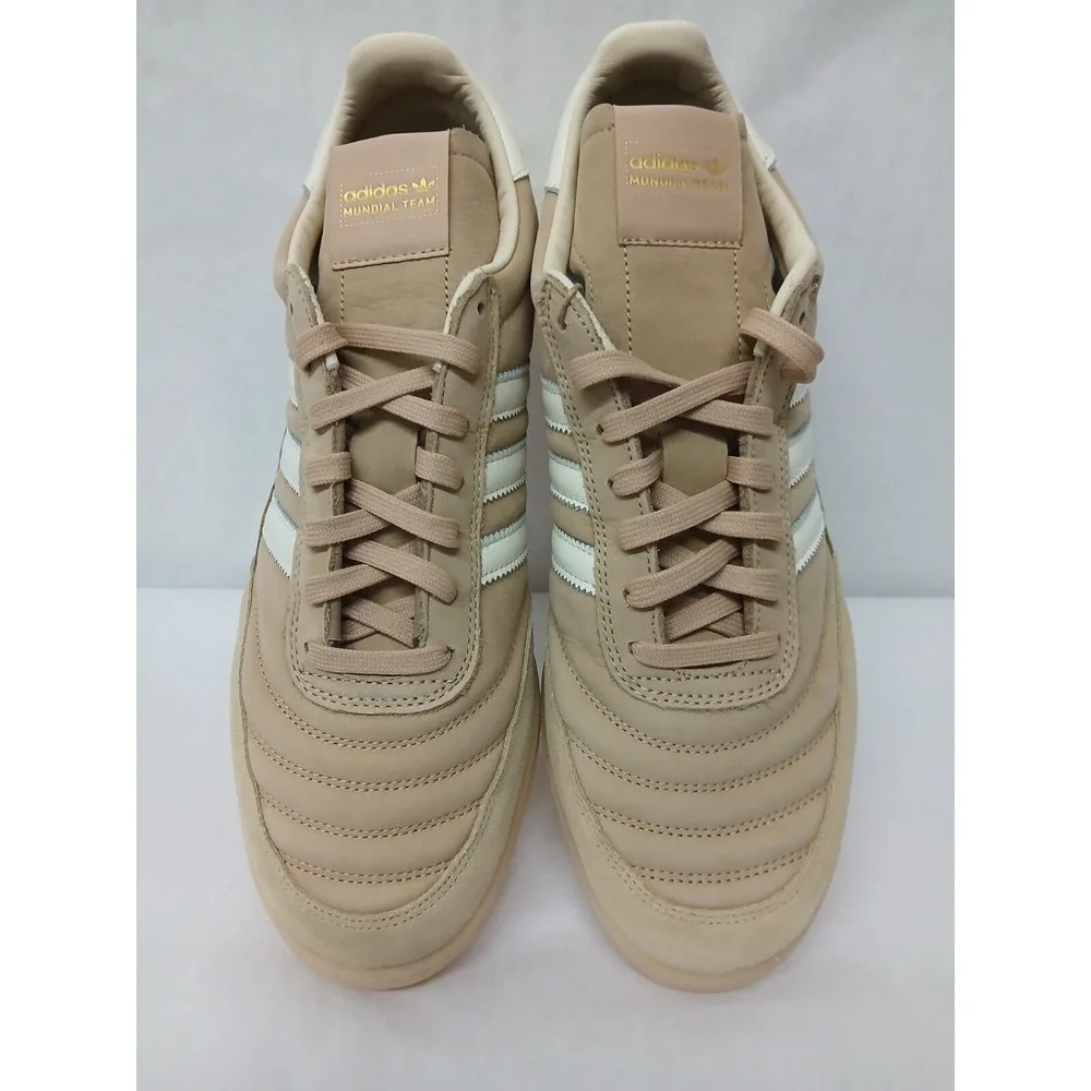 Adidas Men's Mundial Team RS Casual Soccer Shoes IE9028 Magic Beige White Sz 7.5